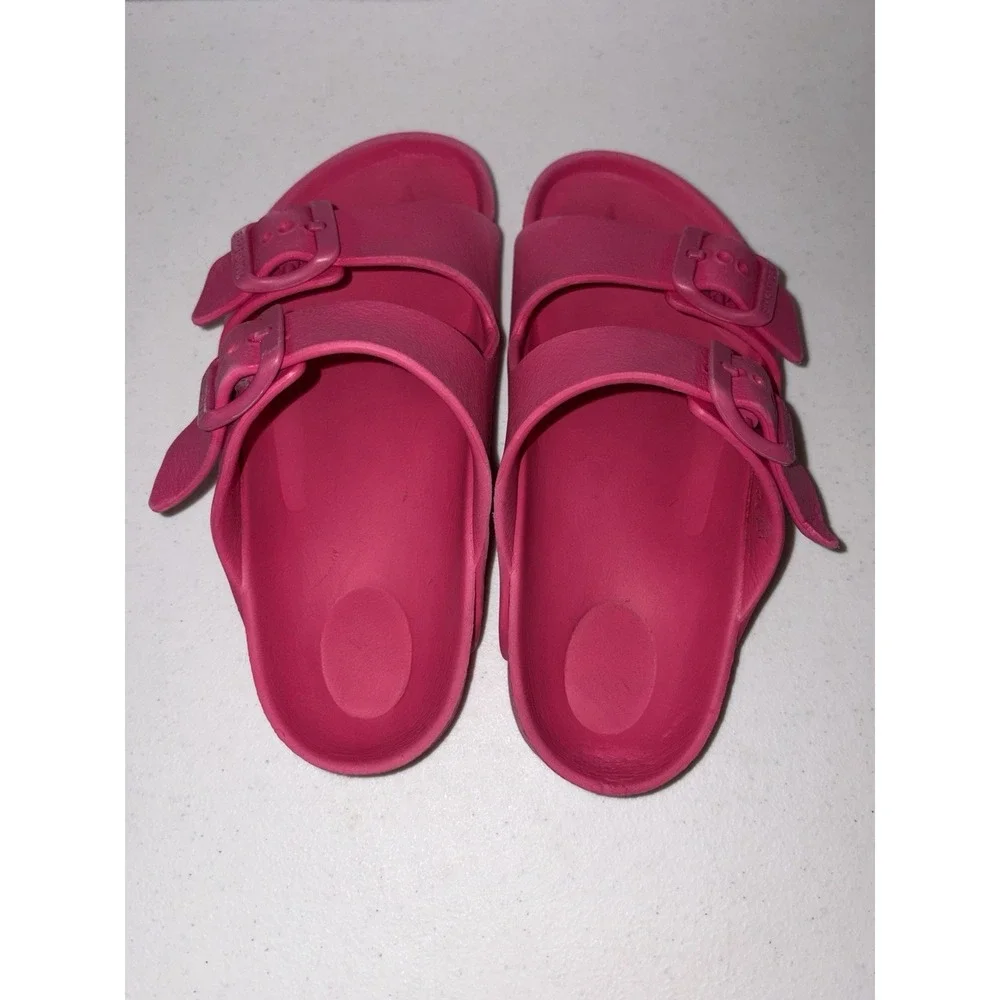 Girls Birkenstock Arizona Pink Sandals Slides Kids Size EU 28 US 10
